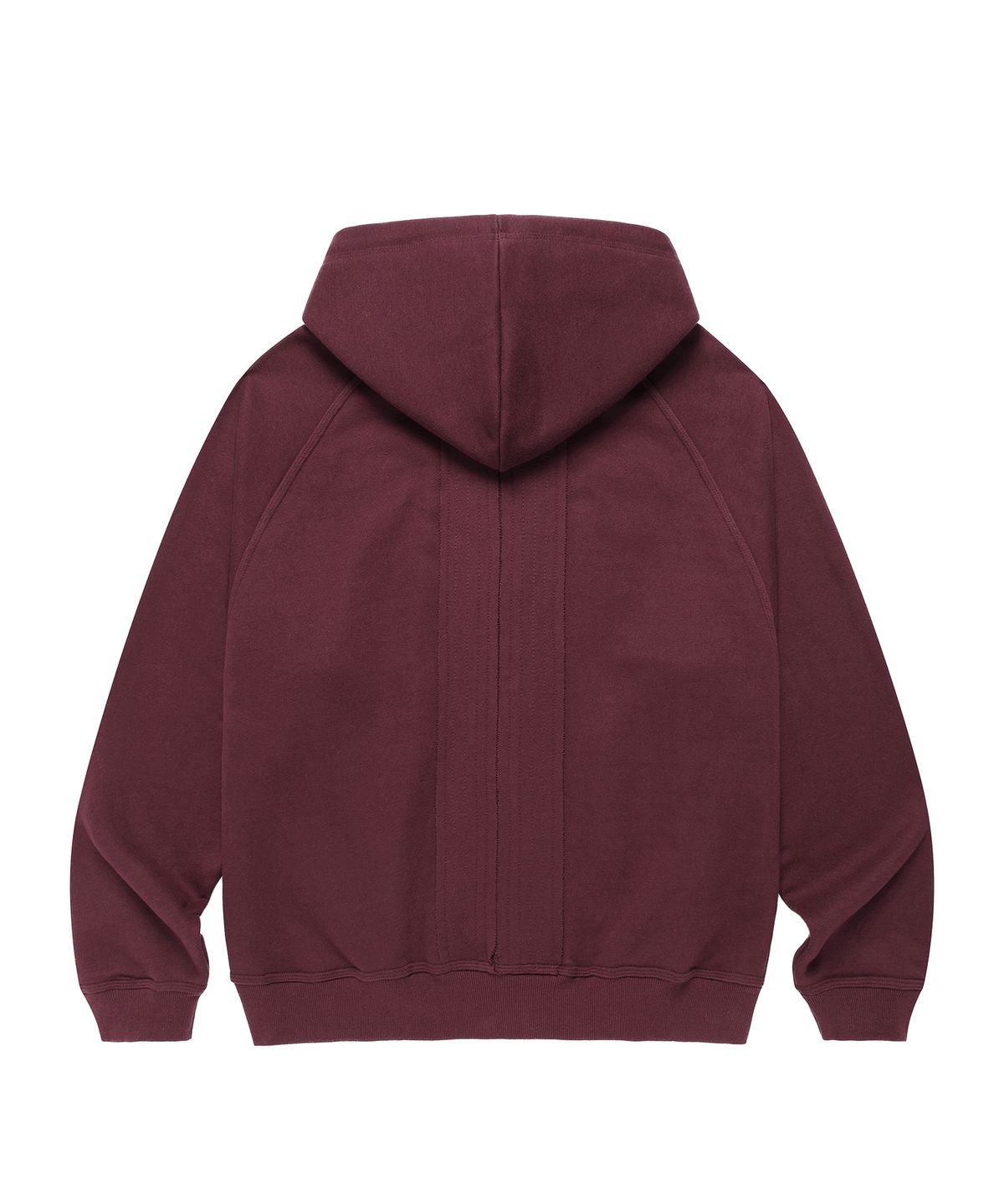 더바이닐하우스(THEVINYLHOUSE) STITCH HOODIE ZIP-UP BURGUNDY