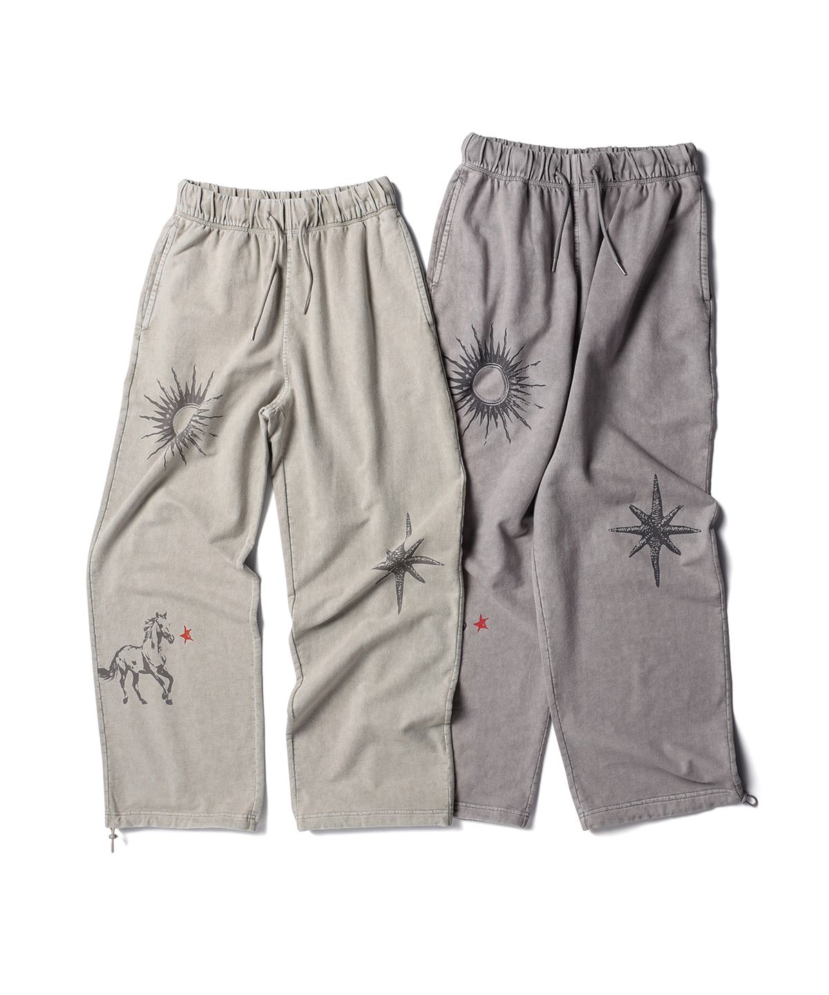 더바이닐하우스(THEVINYLHOUSE) RODEO WASHED SWEAT PANTS GREY