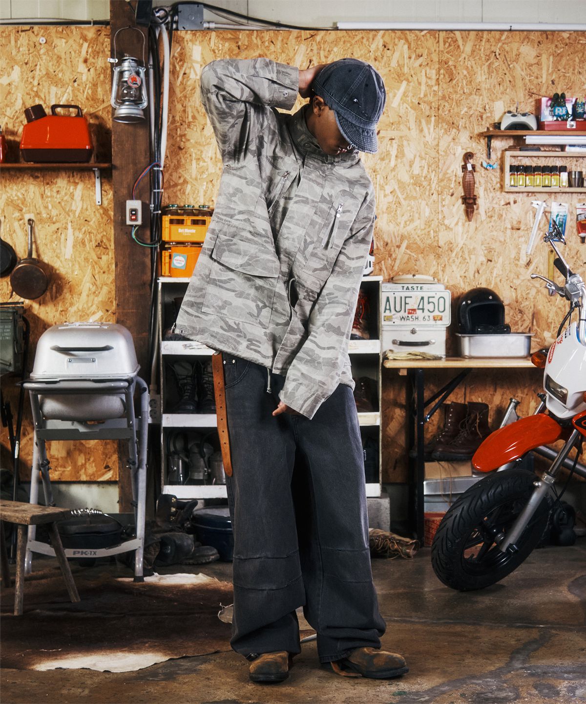 더바이닐하우스(THEVINYLHOUSE) M-65 FIELD JACKET CAMO