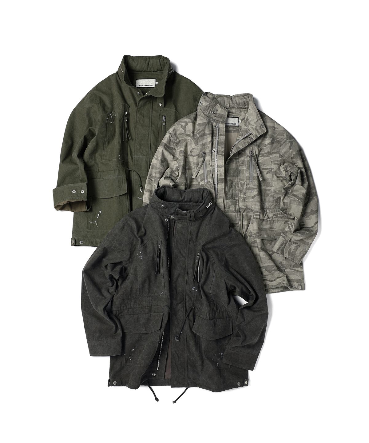 더바이닐하우스(THEVINYLHOUSE) M-65 FIELD JACKET CHARCOAL