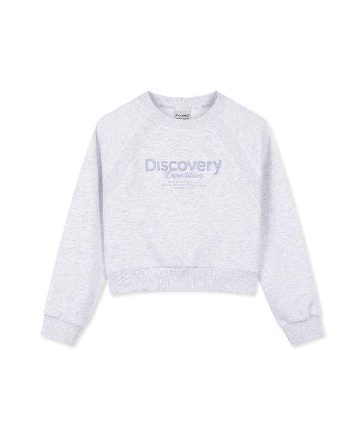 디스커버리 키즈(DISCOVERY KIDS) 여아 그래픽 맨투맨 (M/GREY)