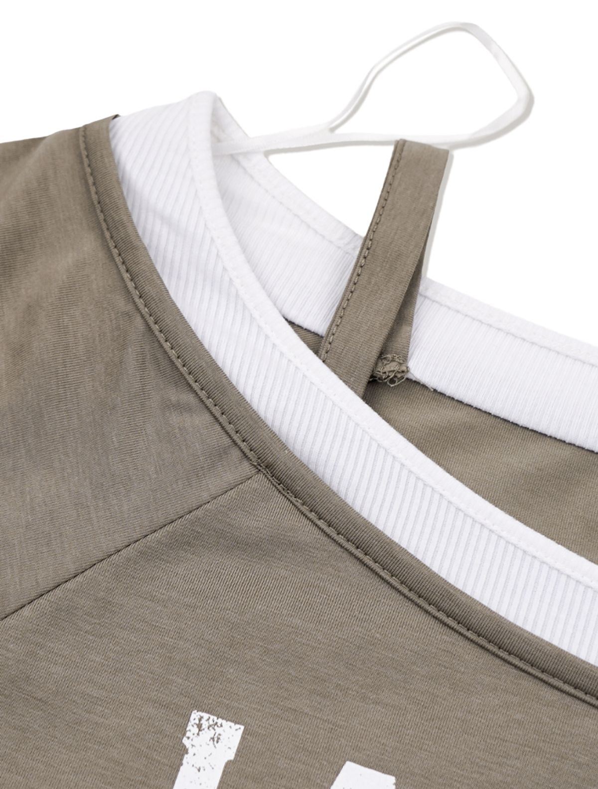 라 메종 스튜디오(LA MAISON STUDIO) LA MAISON ESSENTIAL LAYERED HALF SHOULDER BEIGE(FCG1TS851W)
