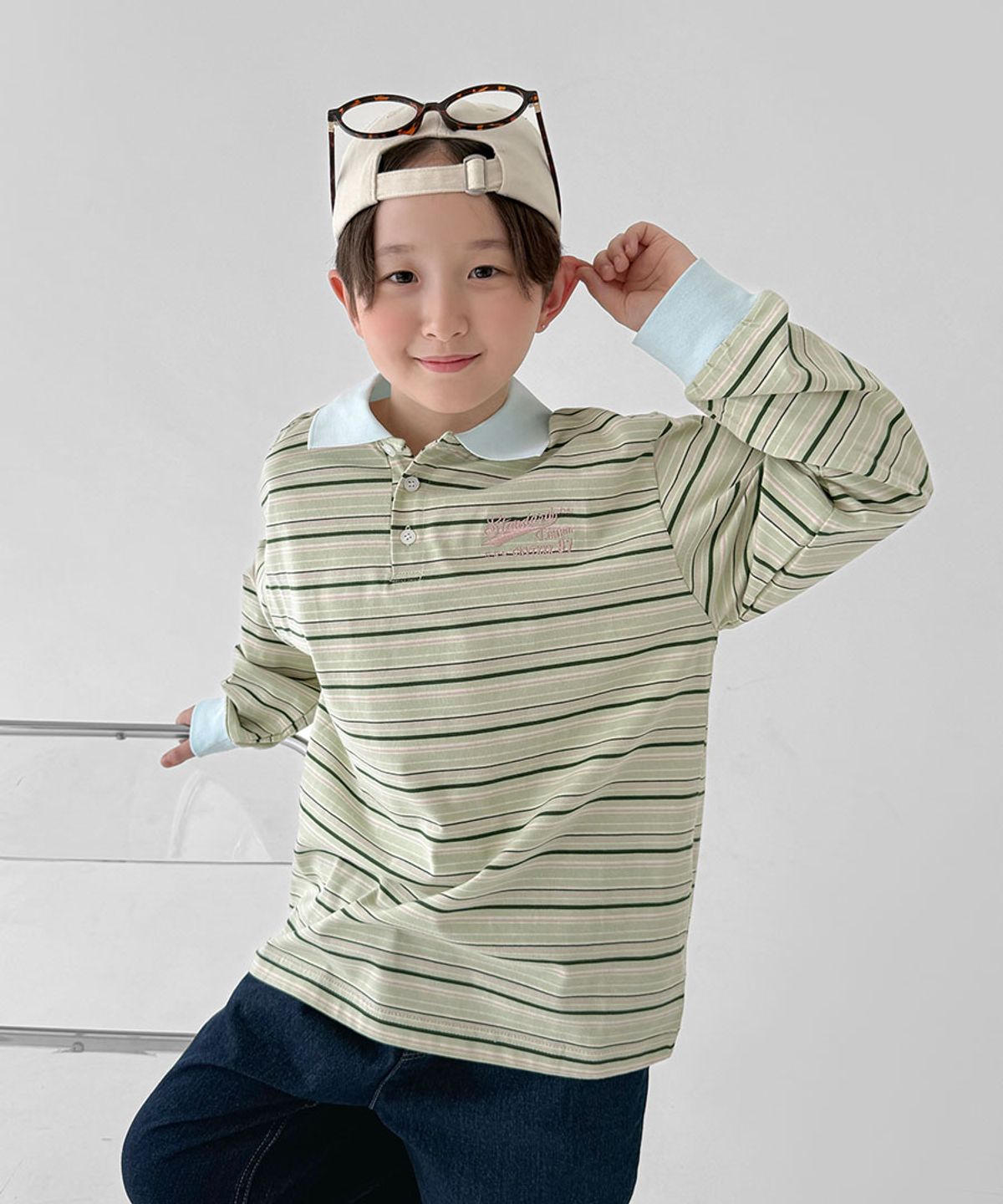 베리클로젯(BERRYCLOSET) 파이넛 ST 카라 티셔츠