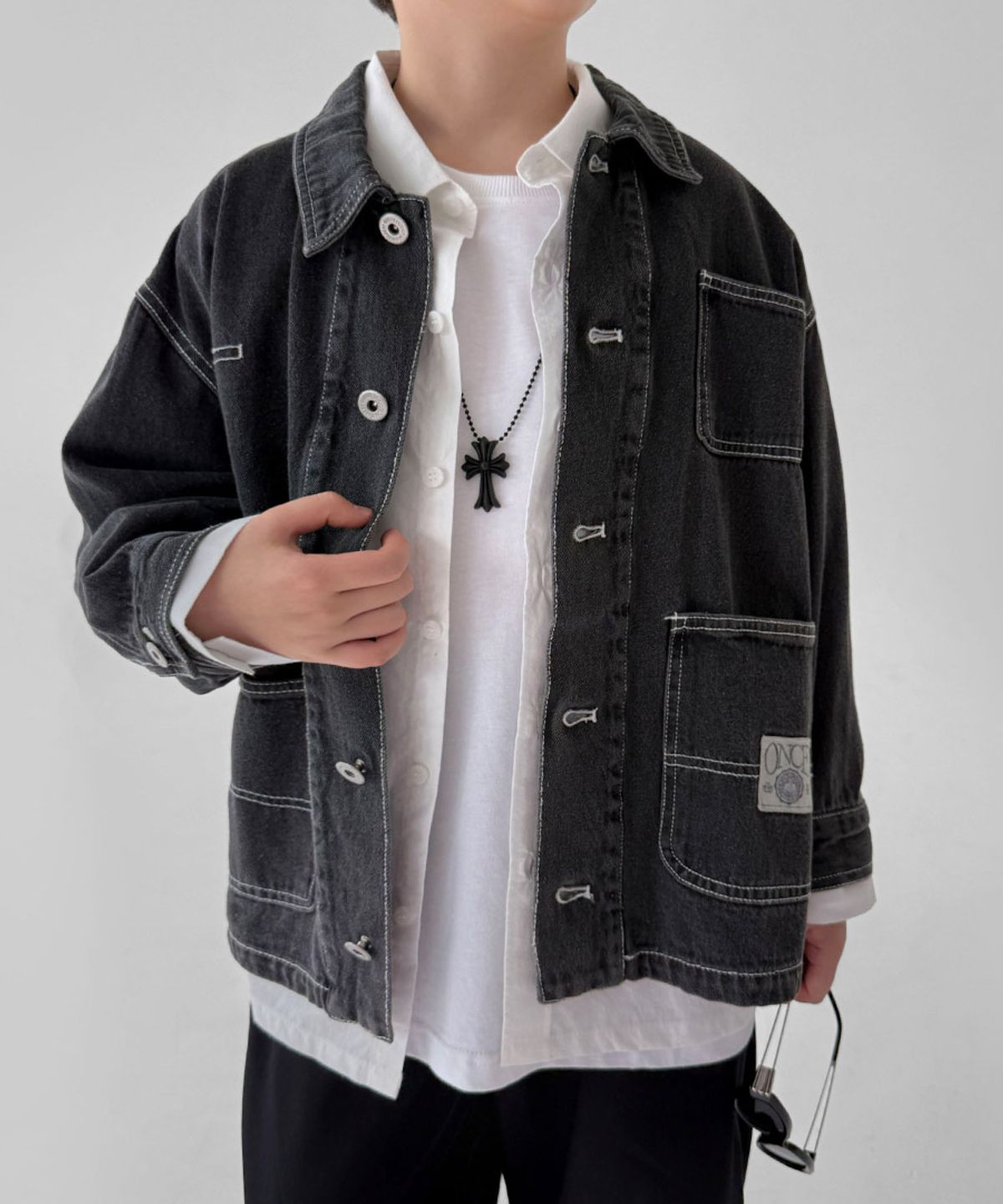 베리클로젯(BERRYCLOSET) 원스 워크 데님 자켓