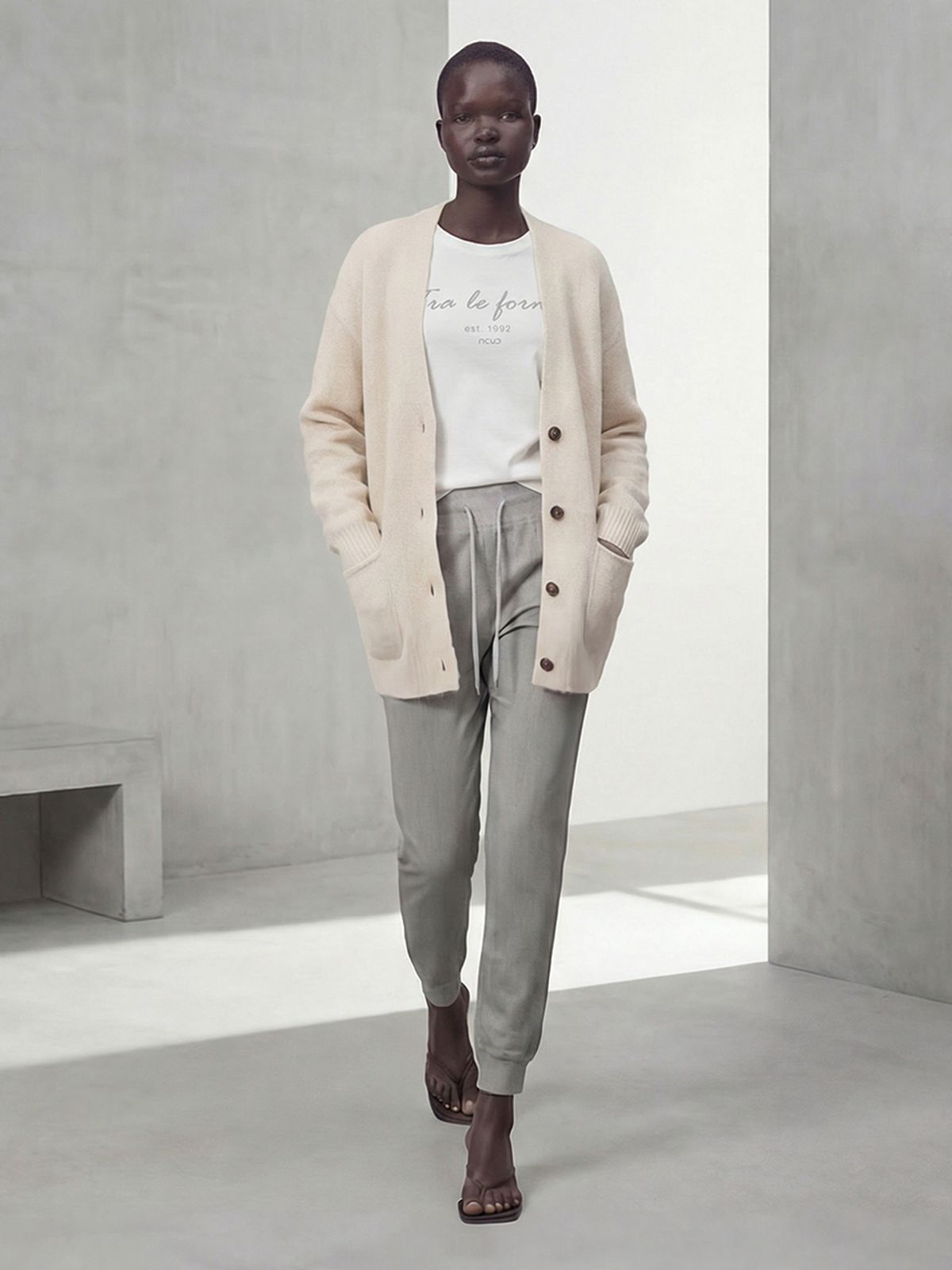아쿠드(ACUD) Suri Alpaca Heavy Cardigan _Cream