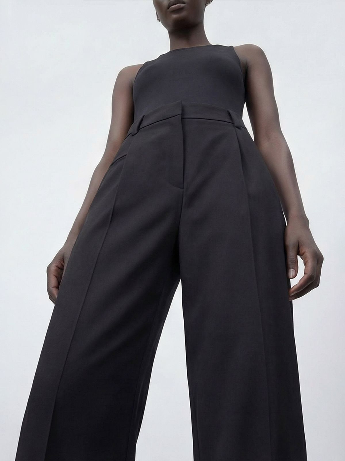 아쿠드(ACUD) Soft Flow Slacks _Black