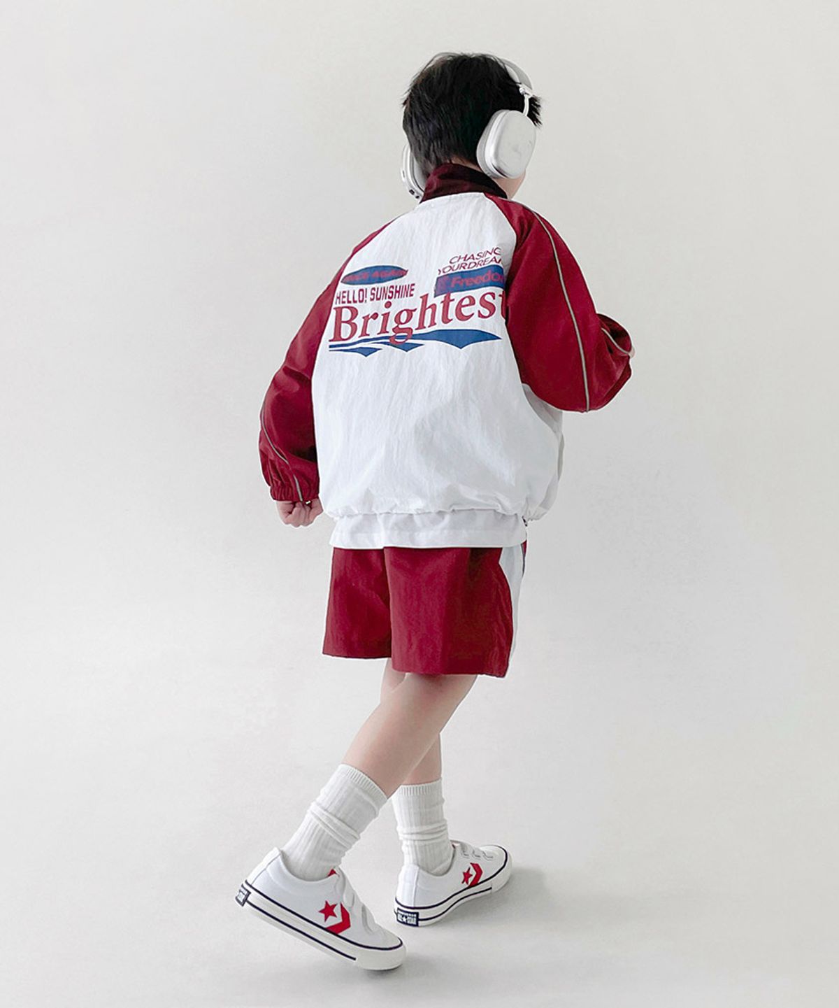 베리클로젯(BERRYCLOSET) 레이서 아노락 상하세트