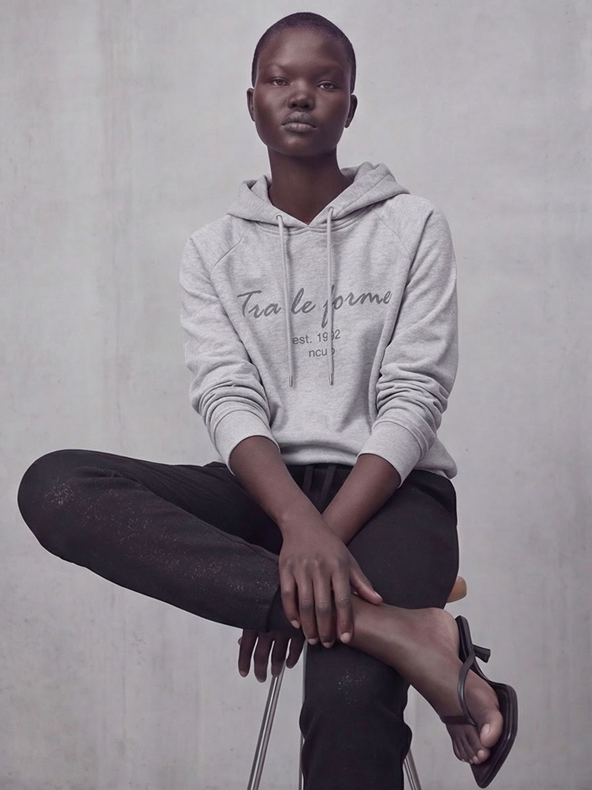 아쿠드(ACUD) Forme Hoodie Sweatshirt _Grey