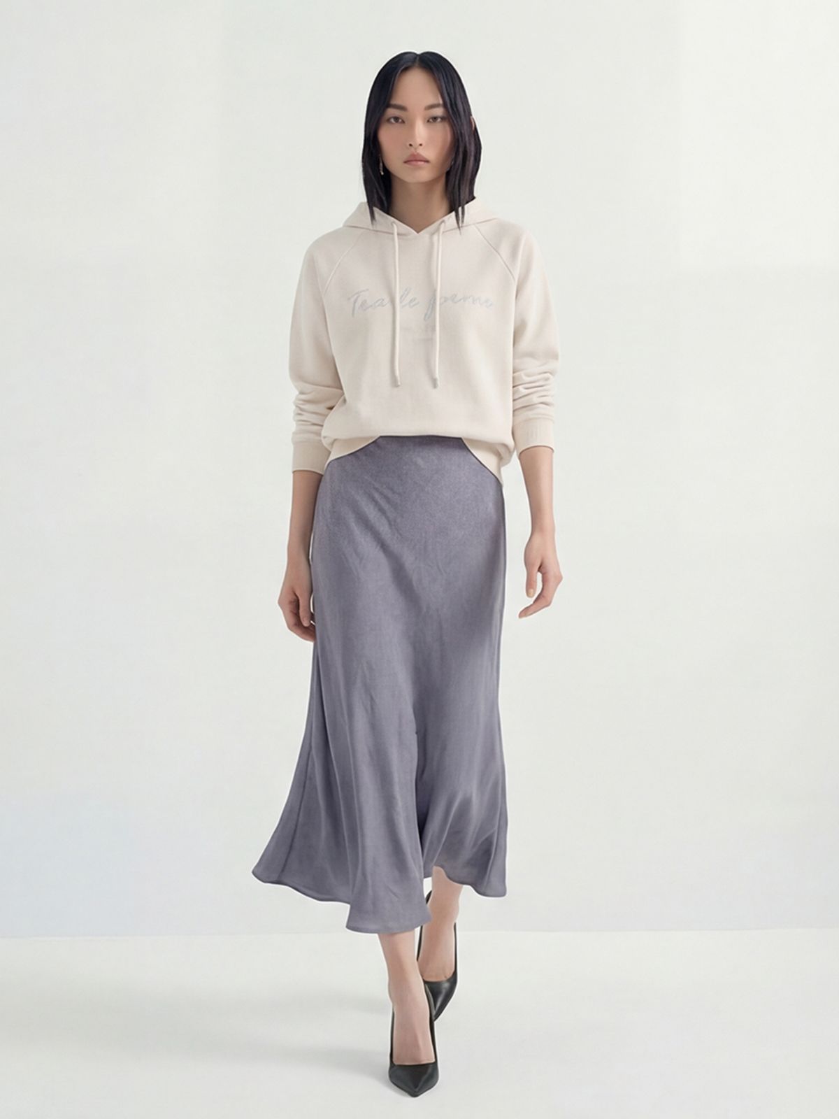 아쿠드(ACUD) Forme Hoodie Sweatshirt _Ivory