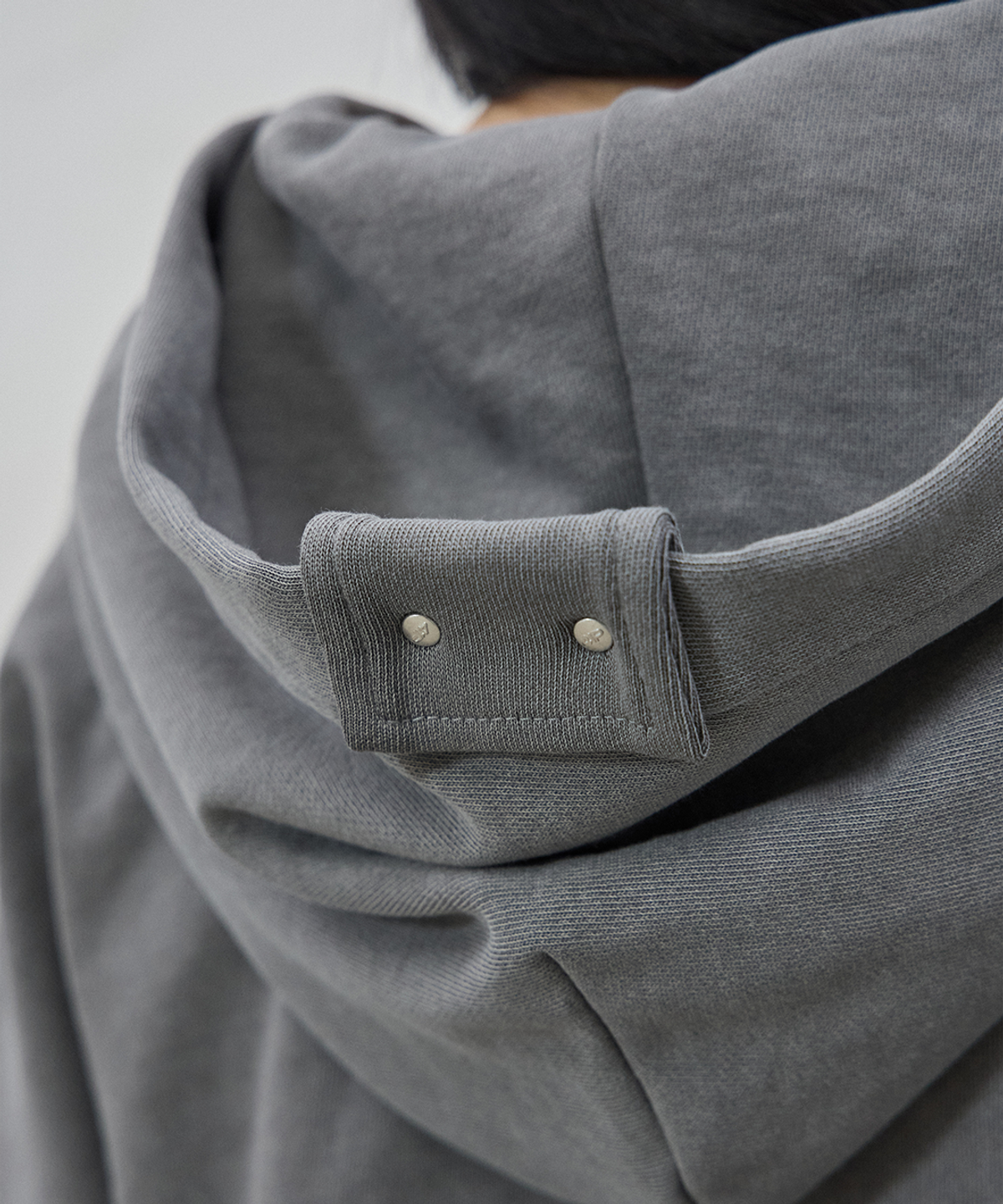 사일프레이(41PRAY) Midnight Horse Zip-up Hoodie / Pig Grey
