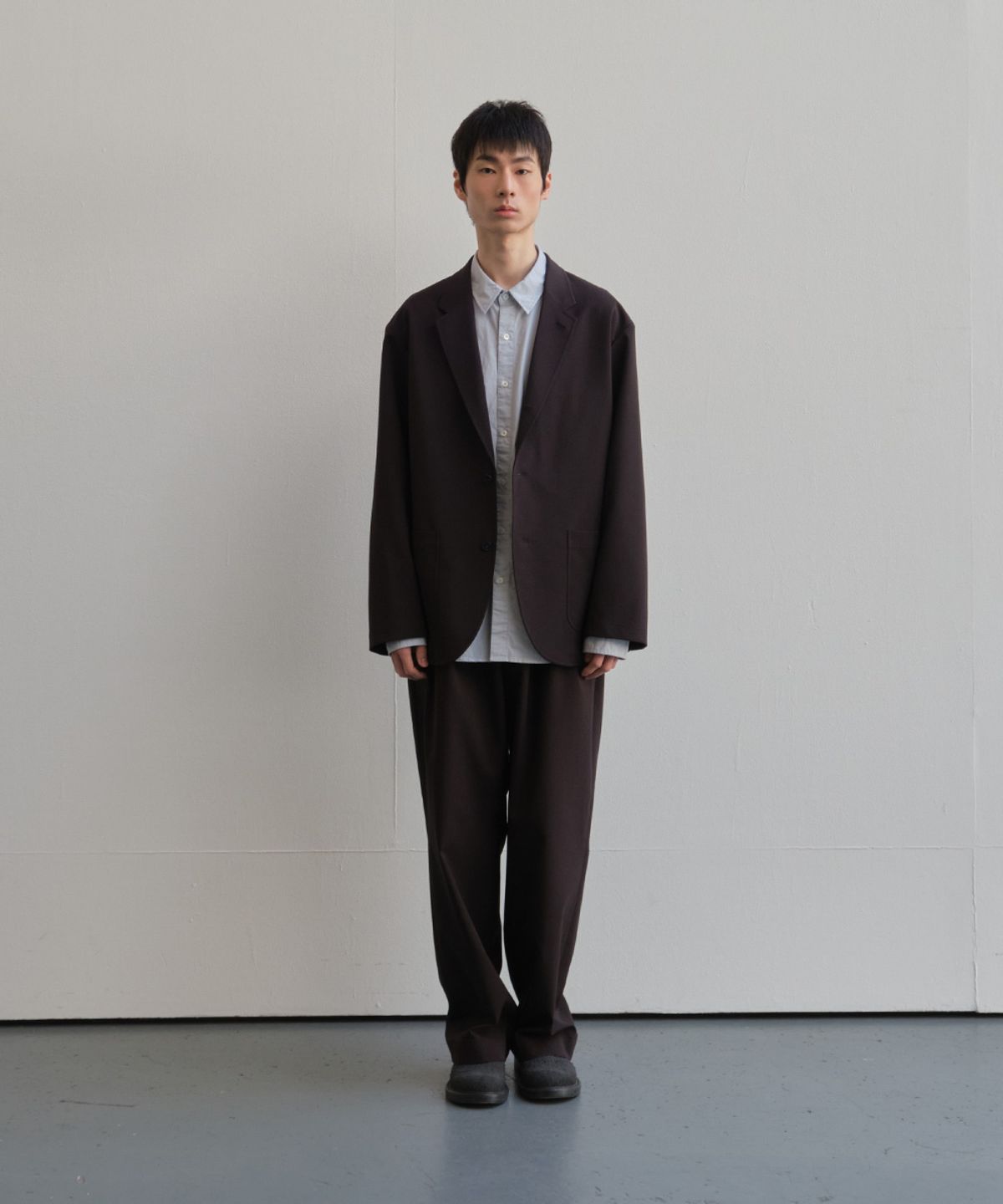 홀리선(HORLISUN) Aston High Twist Twill Sport Jacket Charcoal