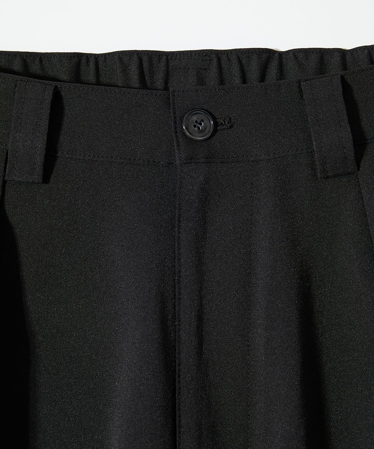 홀리선(HORLISUN) Aston High Twist Twill Sport Pants Black