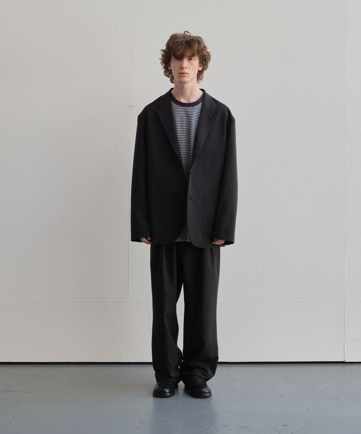 홀리선(HORLISUN) Aston High Twist Twill Sport Pants Black