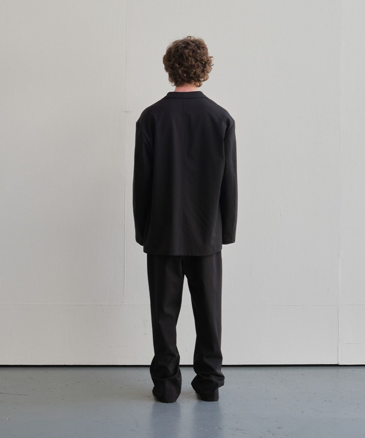 홀리선(HORLISUN) Aston High Twist Twill Sport Pants Black