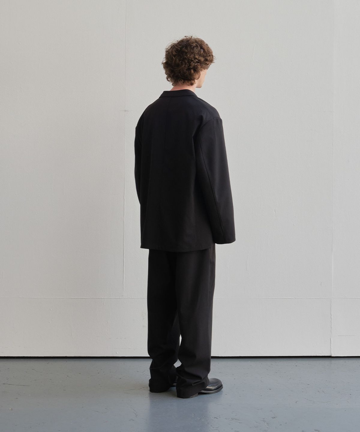 홀리선(HORLISUN) Aston High Twist Twill Sport Pants Black
