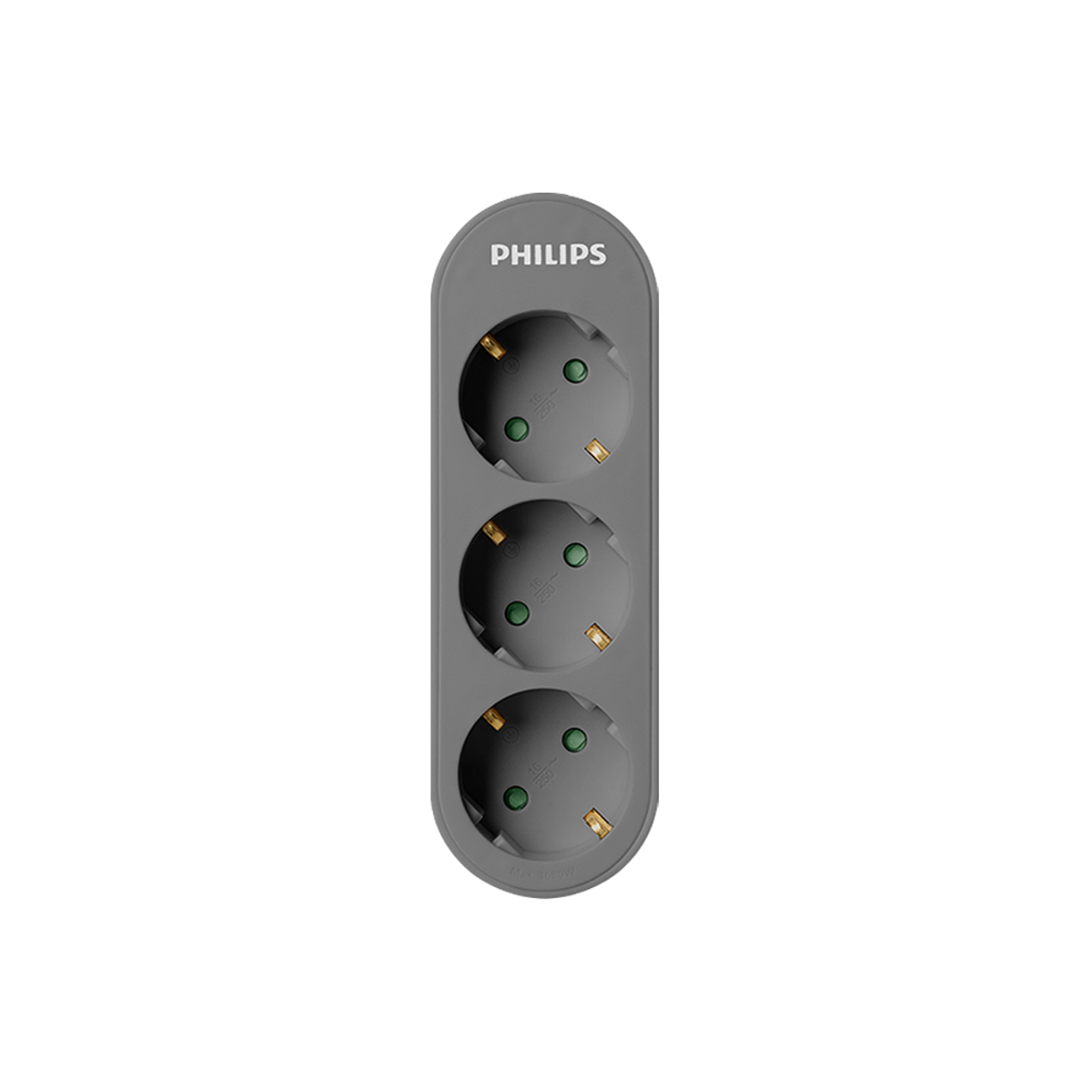 필립스(PHILIPS) 고용량 홈탭 납작 콘센트 멀티탭 3구 1.5M