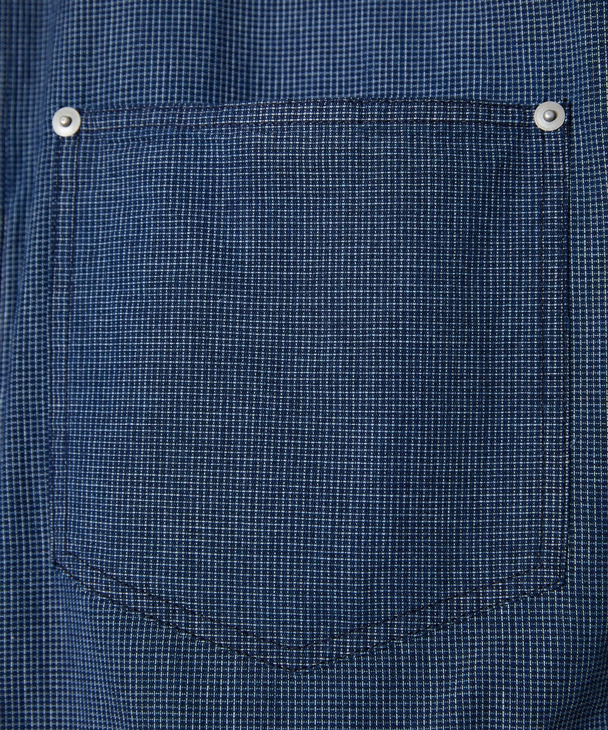홀리선(HORLISUN) Liverty Denim Small Check Jacket Navy