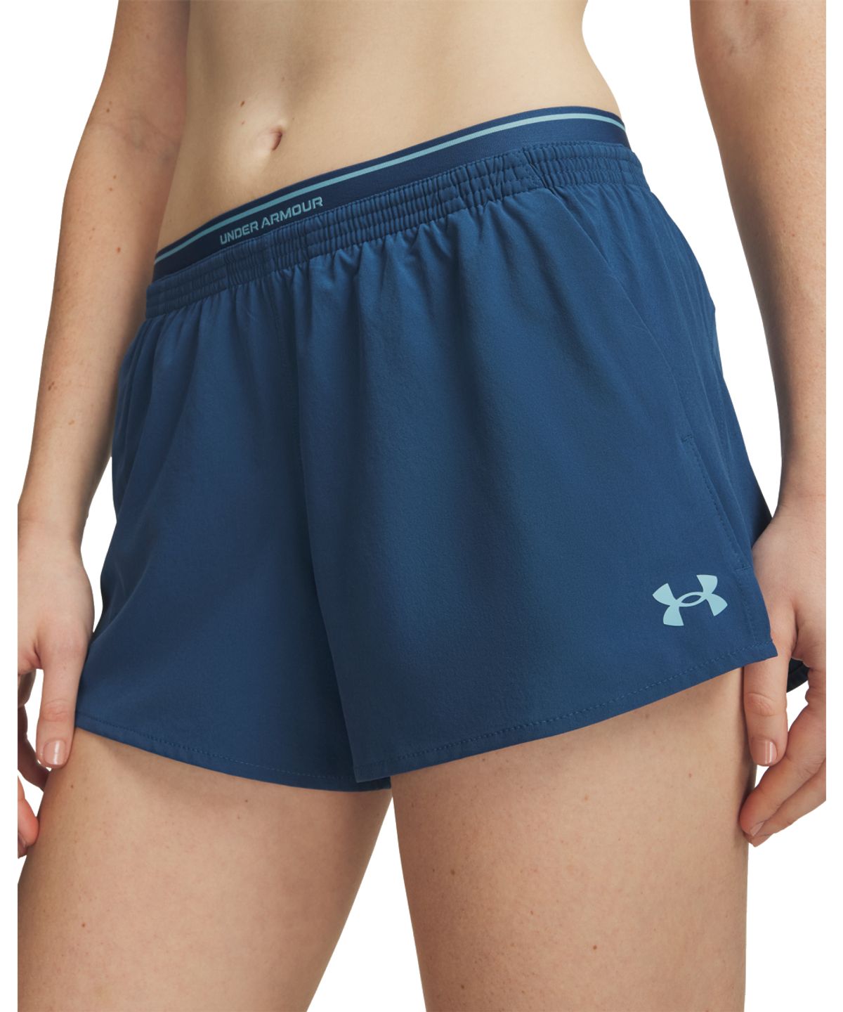 언더아머(UNDERARMOUR) 여성 배니시 우븐 3인치 쇼츠 6009965-498