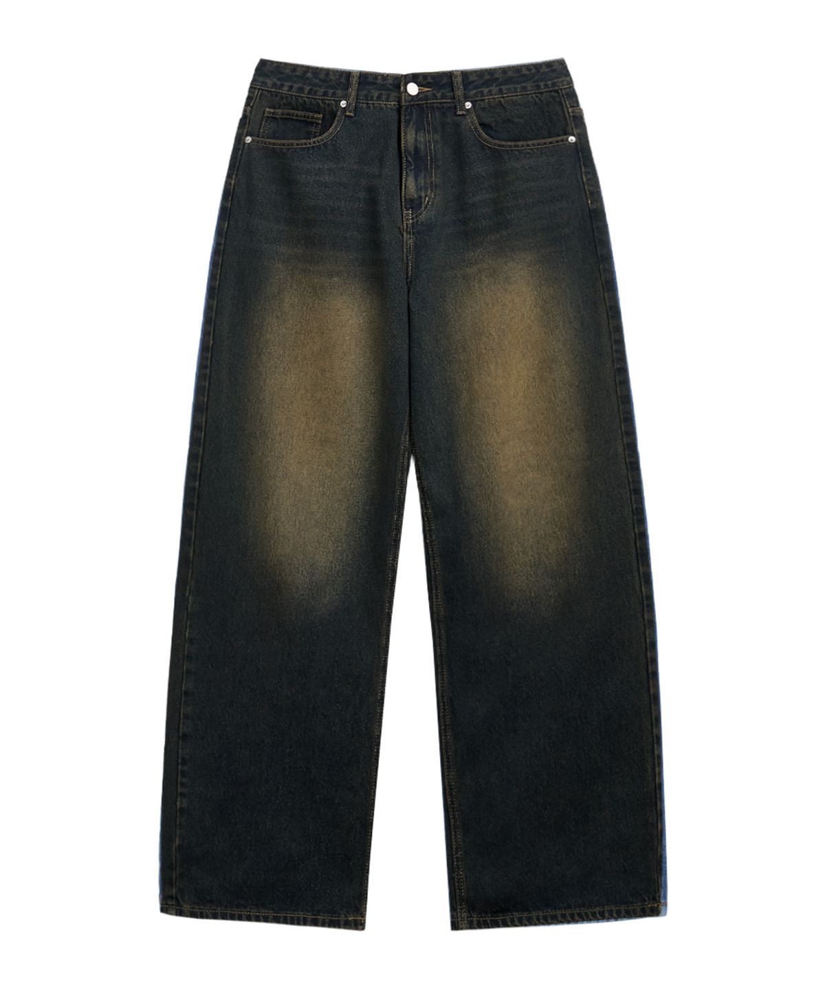 랜덤오프(RANDOMOFF) [Signature][UNISEX] BTB : WAVE WASHING JEANS [6 Color]