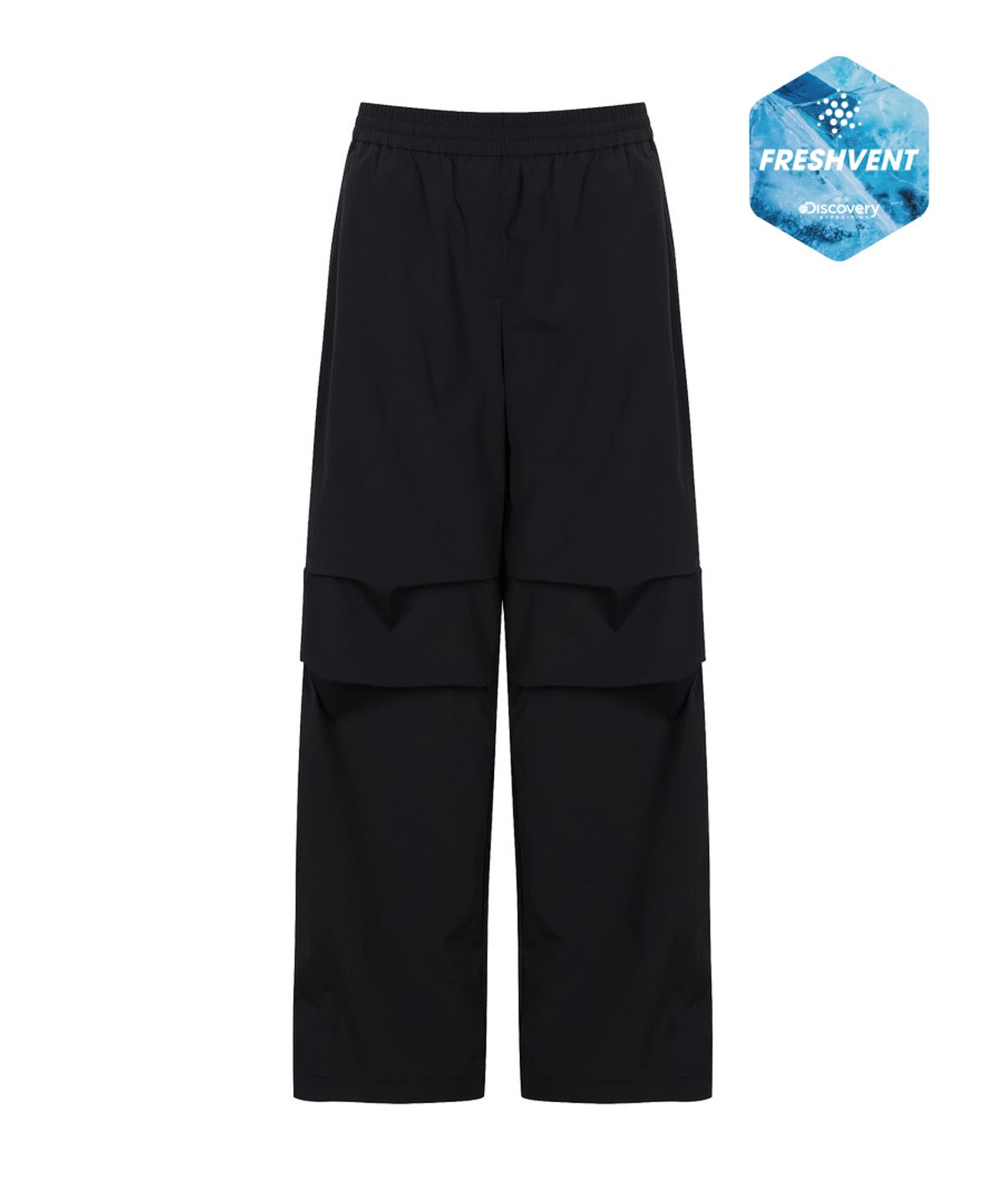 디스커버리 익스페디션(DISCOVERY EXPEDITION) 프레시벤트 여성 와이드 팬츠 (BLACK)
