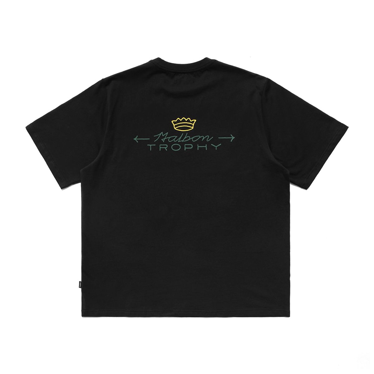 말본 골프(MALBON GOLF) [Trophy Collection] Trophy 반팔 티셔츠 BLACK (UNISEX)