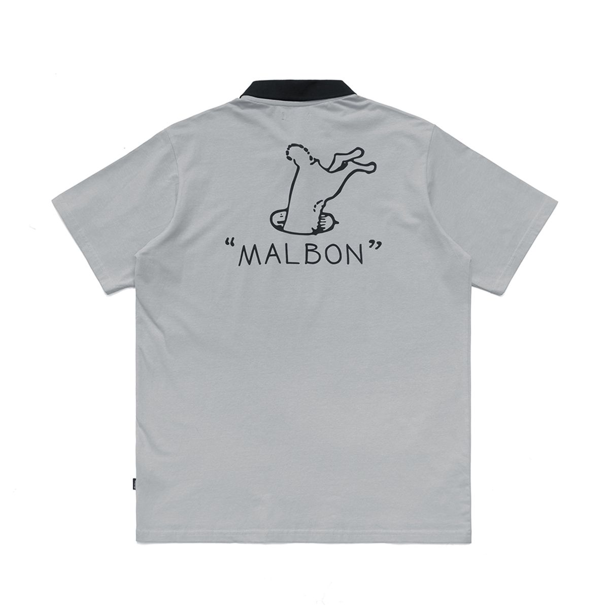 말본 골프(MALBON GOLF) [Sink Em Collection] Sink Em 폴로 티셔츠 CHARCOAL