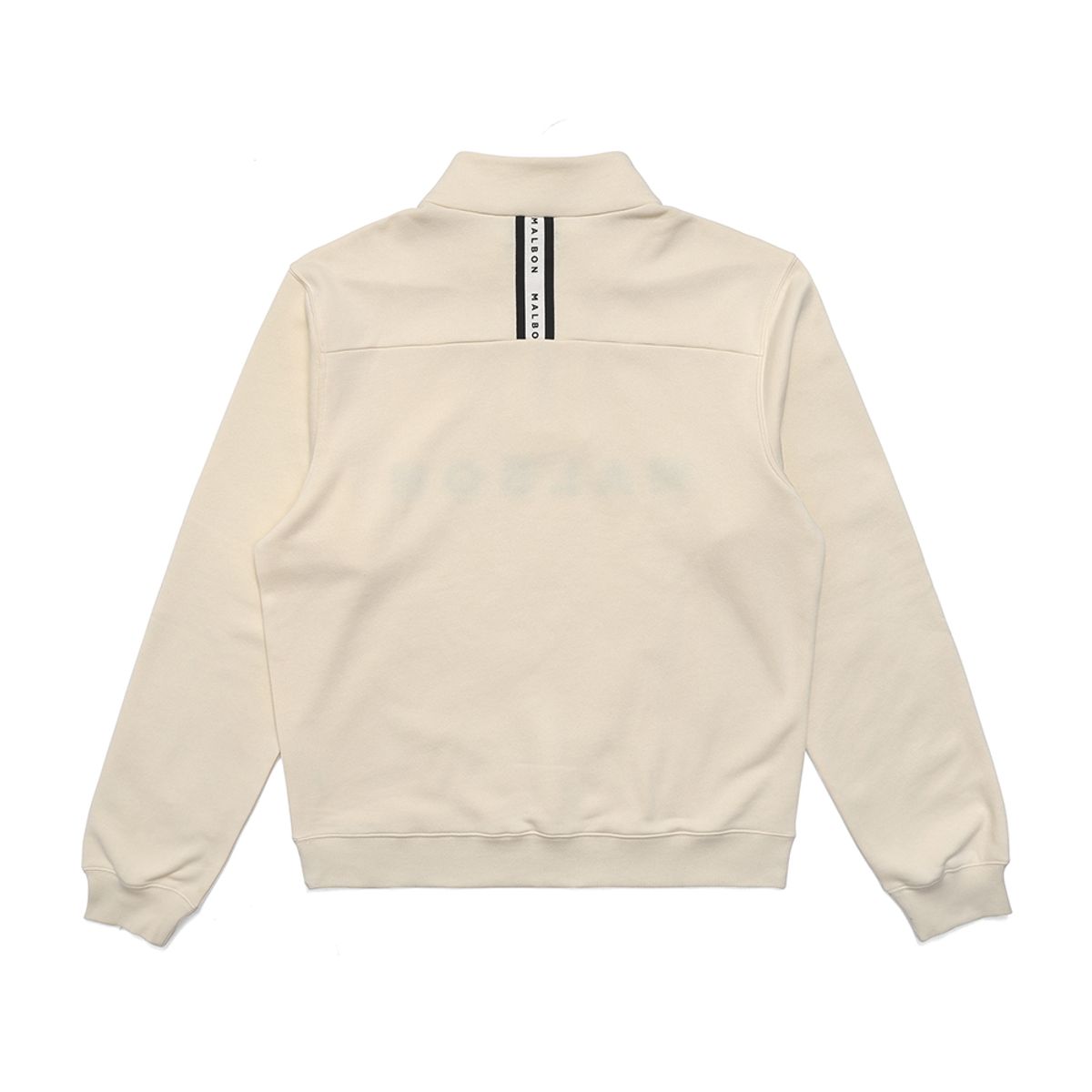 말본 골프(MALBON GOLF) [LEGACY Collection] Spindle 1/4 반집업 티셔츠 IVORY