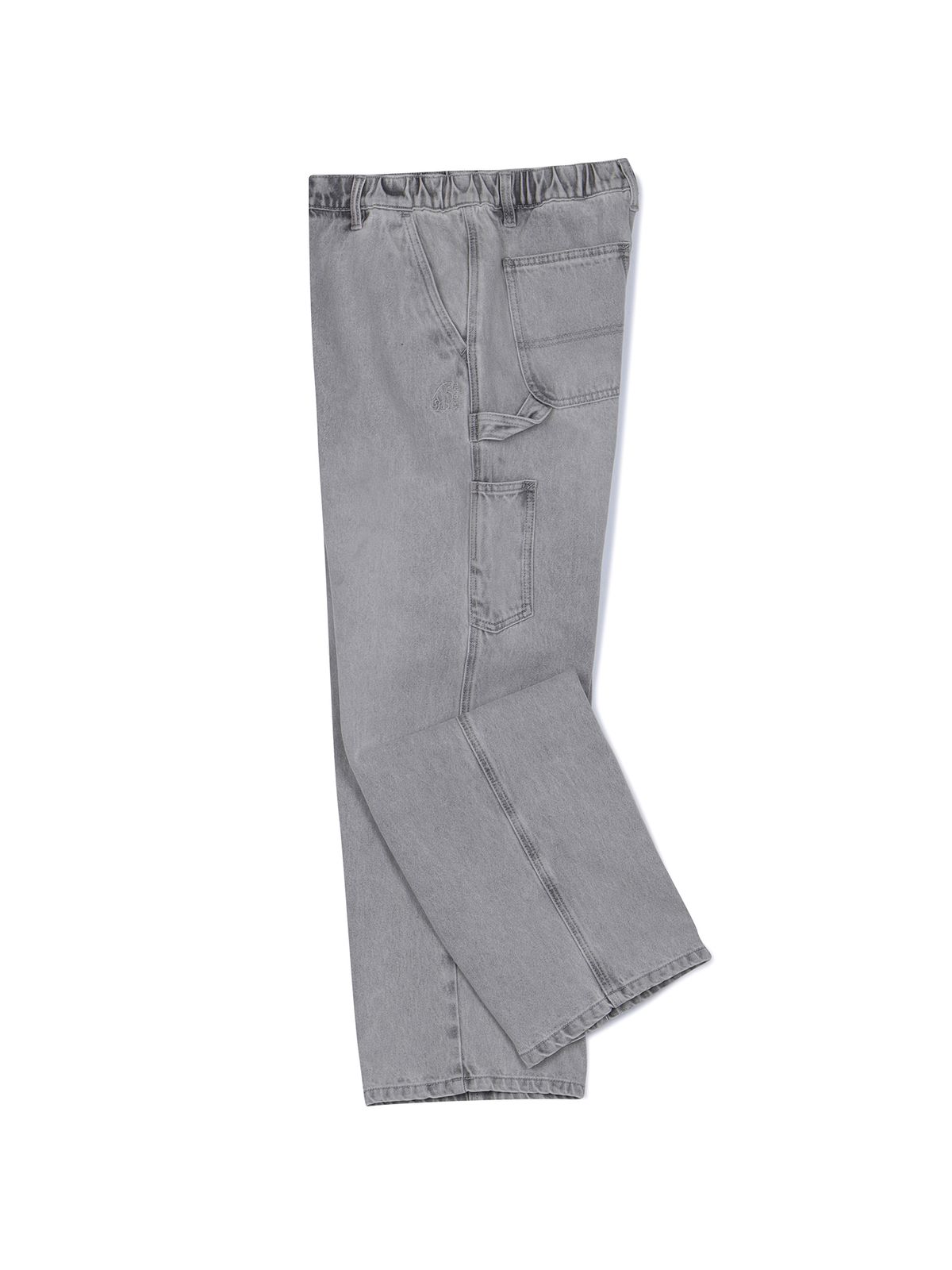 노르디스크(NORDISK) 데님 카펜터 스트레이트 팬츠 (와이드 핏) - M_SHIMMER GREY