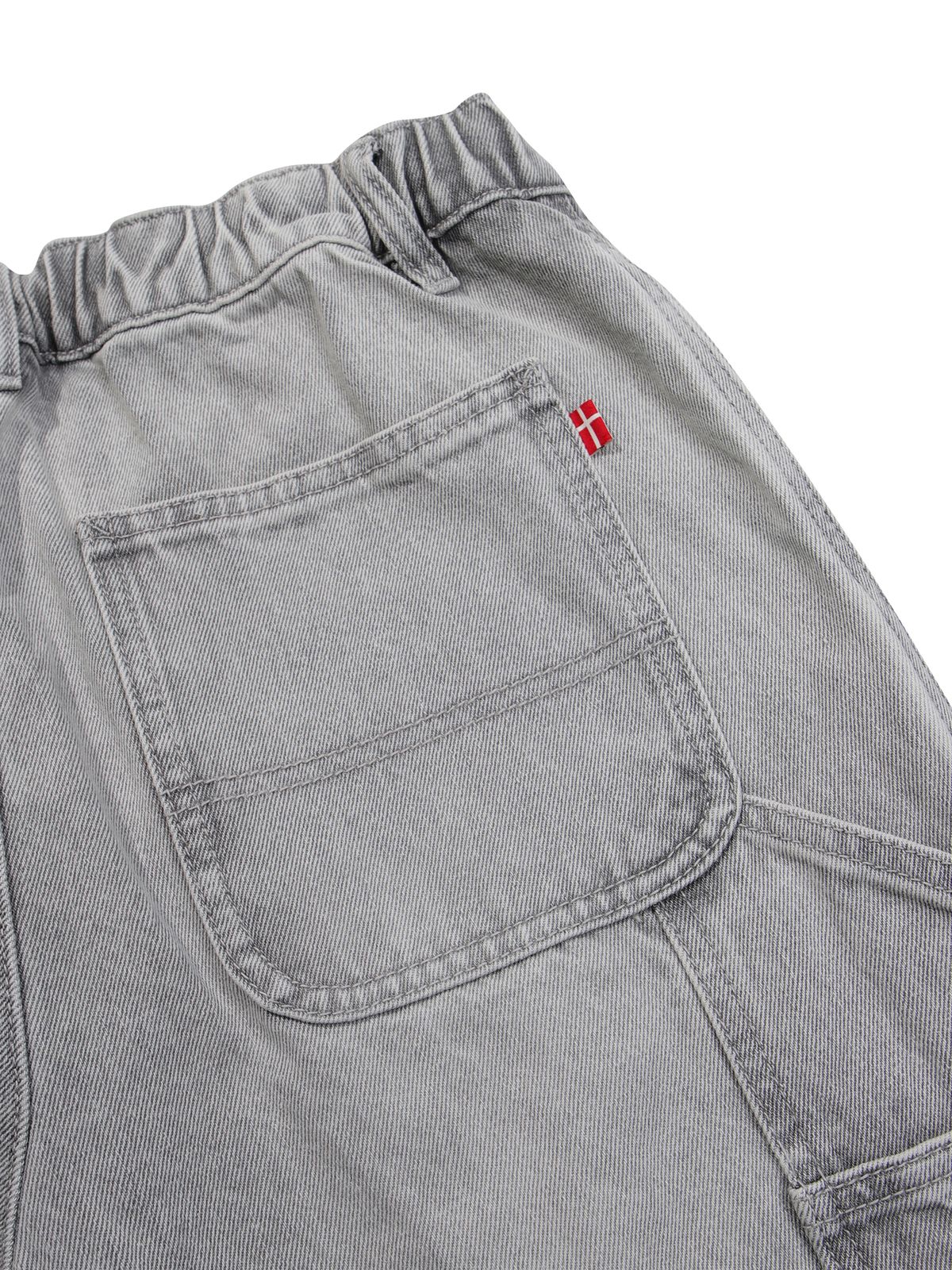 노르디스크(NORDISK) 데님 카펜터 스트레이트 팬츠 (와이드 핏) - M_SHIMMER GREY