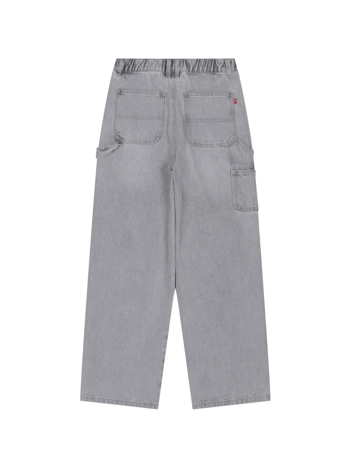 노르디스크(NORDISK) 데님 카펜터 스트레이트 팬츠 (와이드 핏) - W_SHIMMER GREY