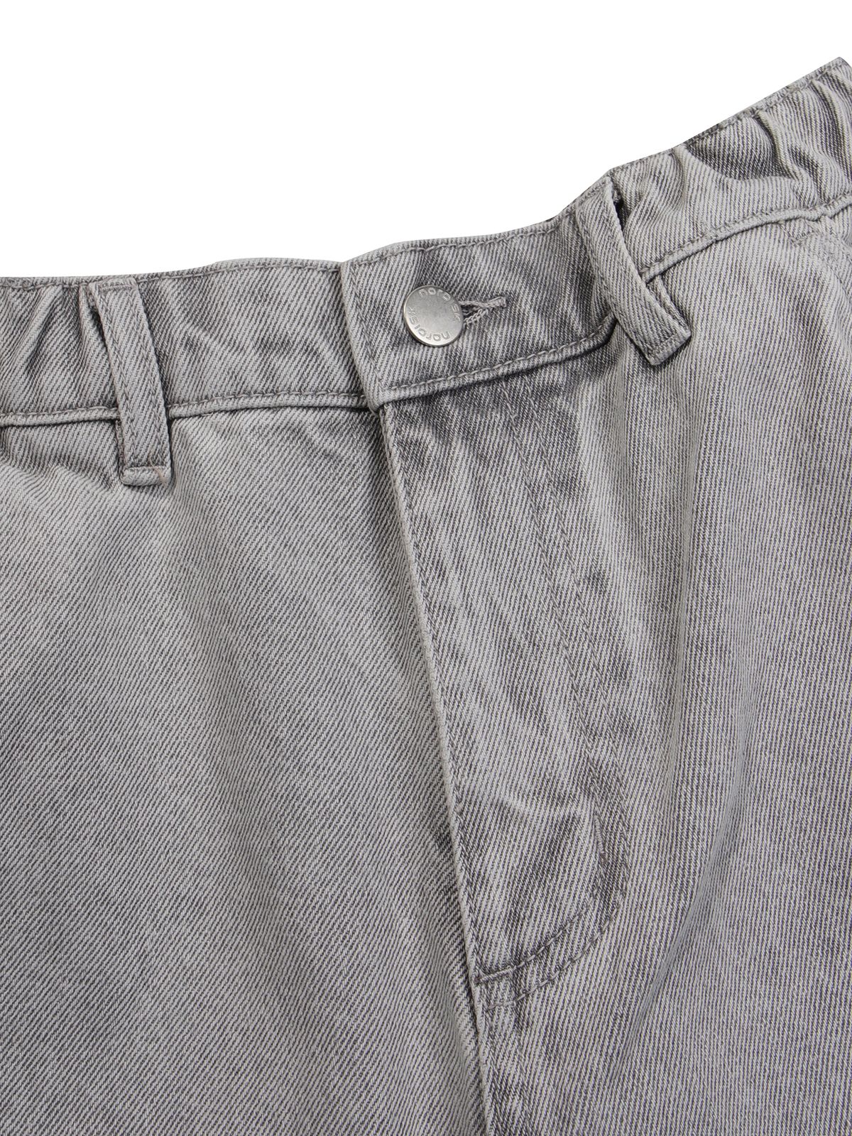 노르디스크(NORDISK) 데님 카펜터 스트레이트 팬츠 (와이드 핏) - W_SHIMMER GREY