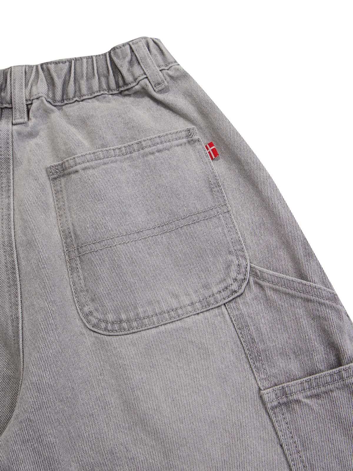 노르디스크(NORDISK) 데님 카펜터 스트레이트 팬츠 (와이드 핏) - W_SHIMMER GREY