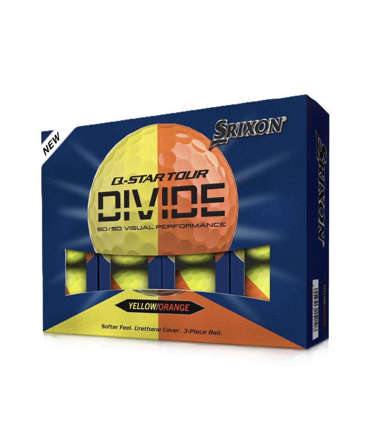 스릭슨(SRIXON) Q-STAR TOUR6  디바이드 3피스 골프공