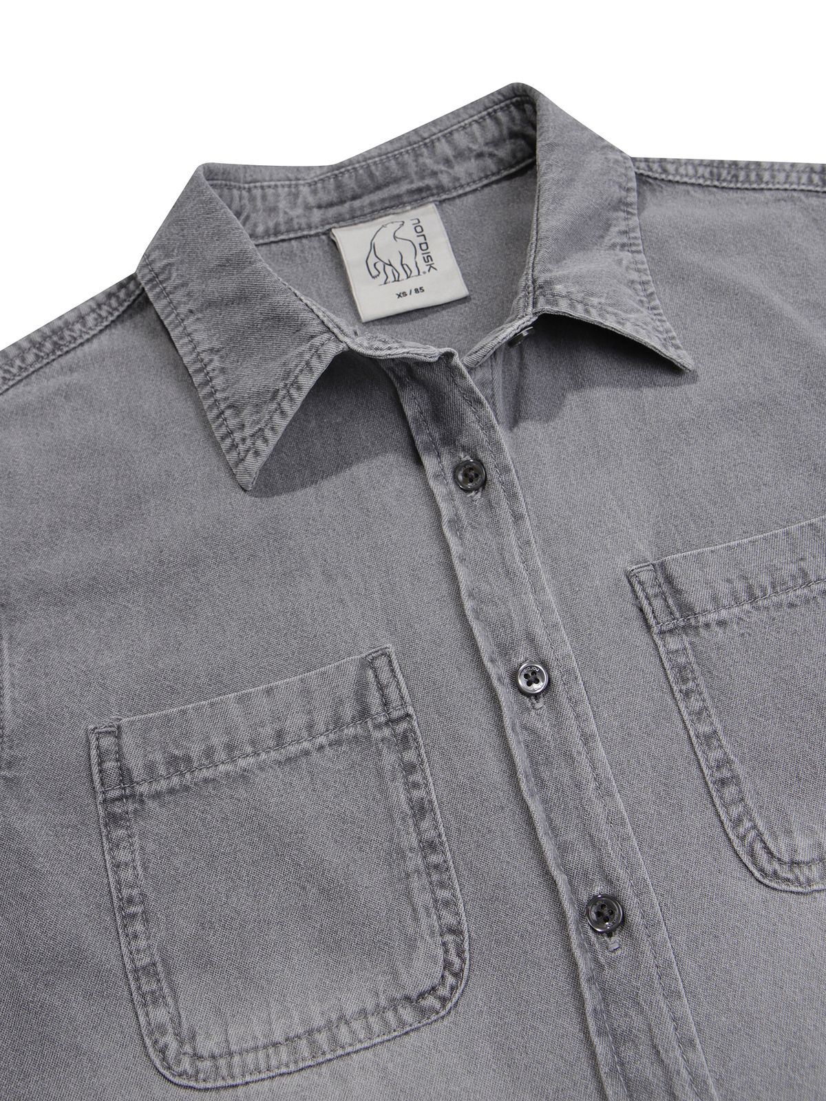 노르디스크(NORDISK) 데님 긴팔 셔츠 - W_SHIMMER GREY
