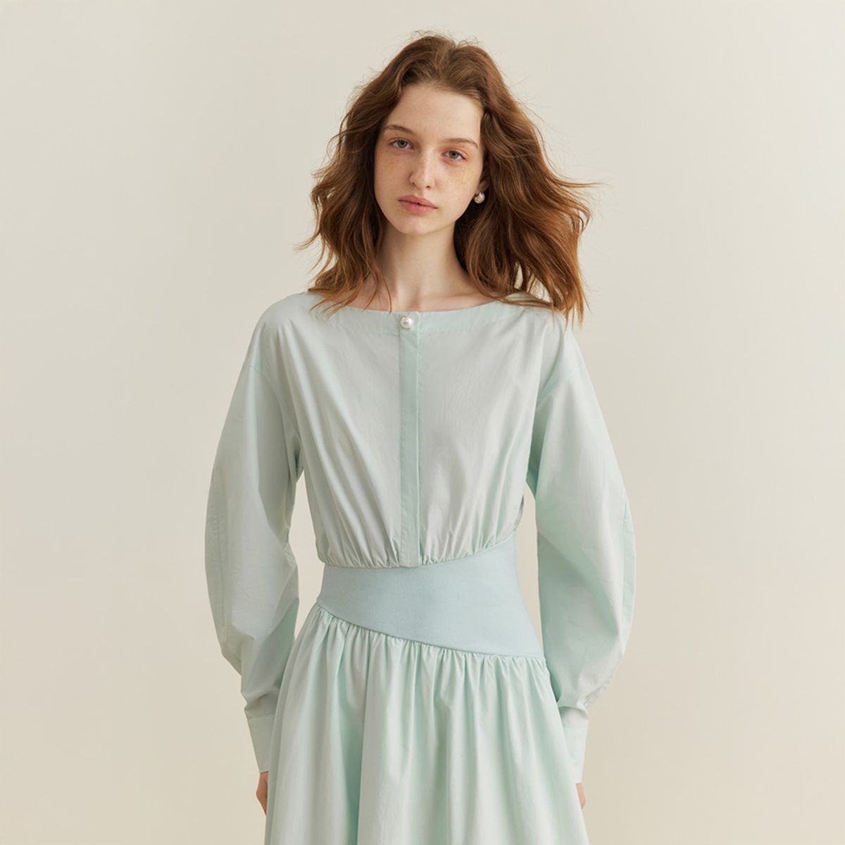 와이와이아이엠(YYIAM) YY_Waist design mint dress