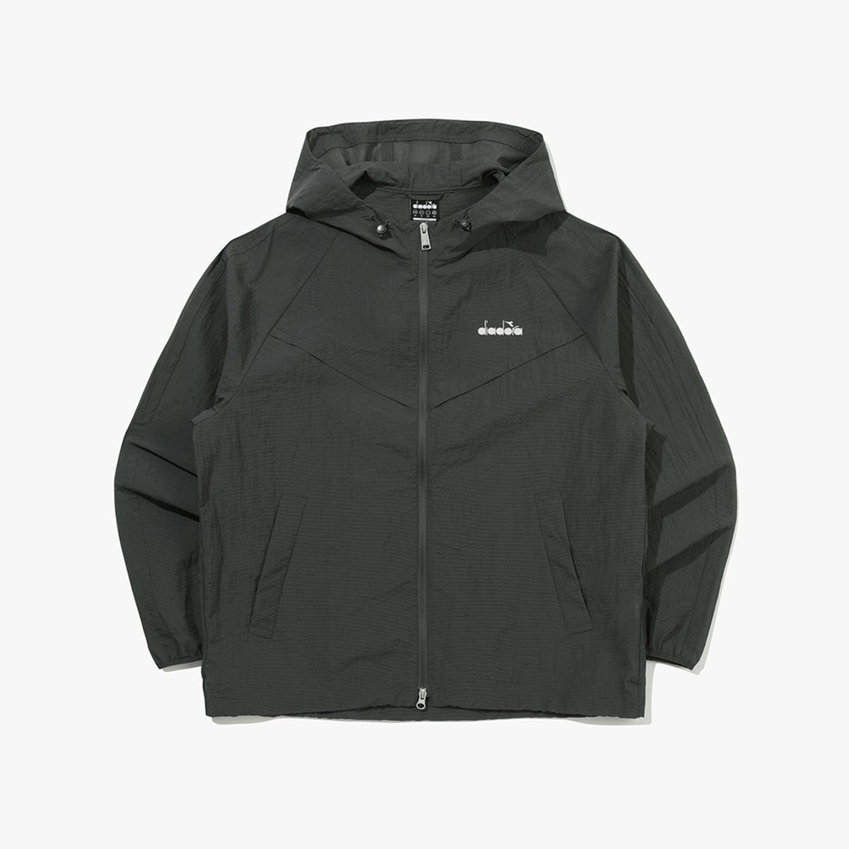 디아도라(diadora) 브리즈 경량 후드 자켓 GREY