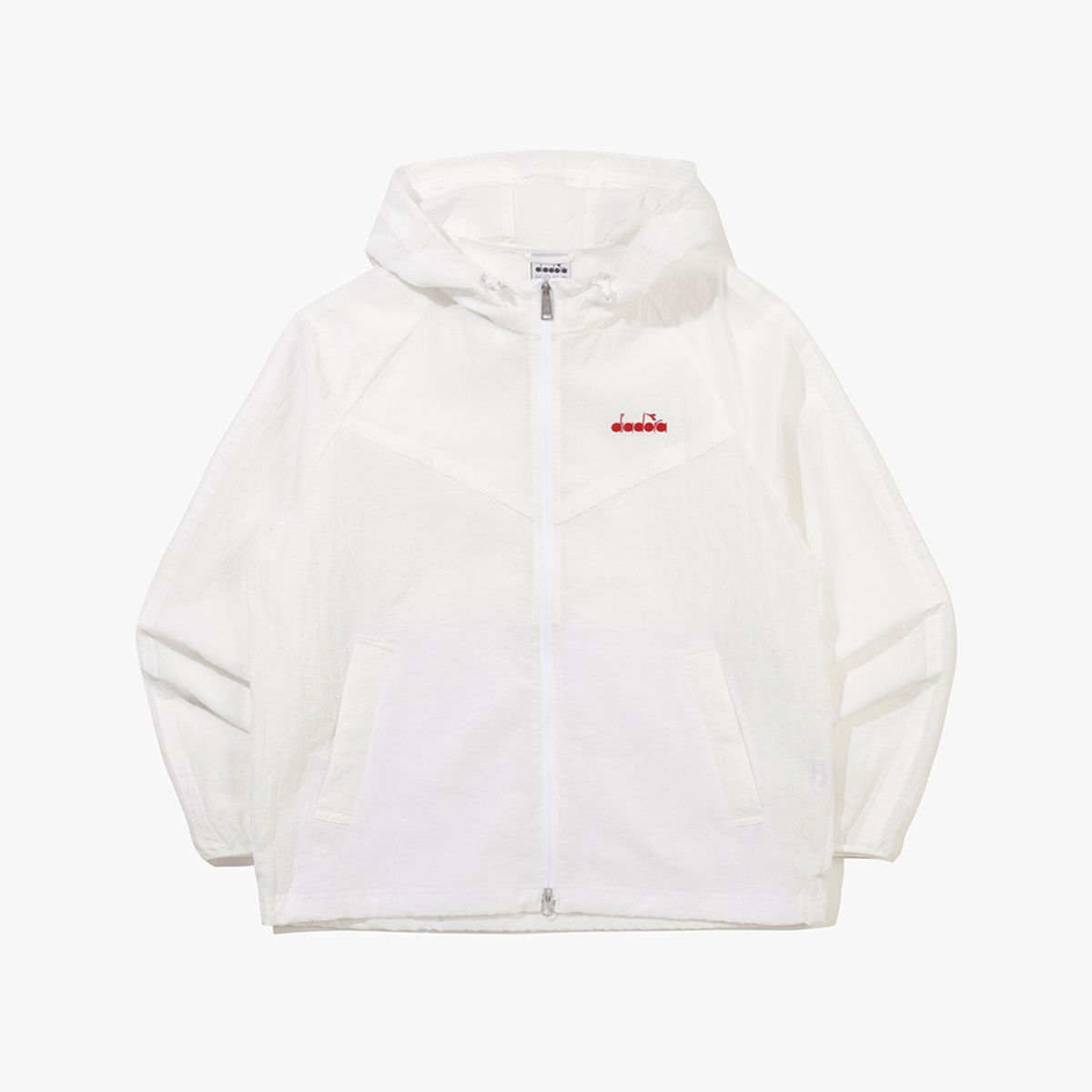 디아도라(diadora) 브리즈 경량 후드 자켓 OFF WHITE