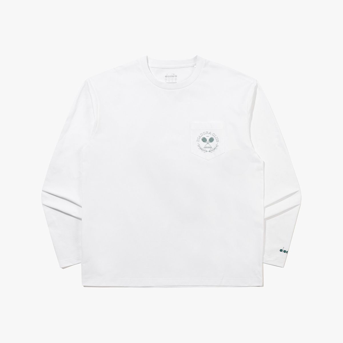 디아도라(diadora) 에어텍스 라켓 긴팔 티셔츠 OFF WHITE