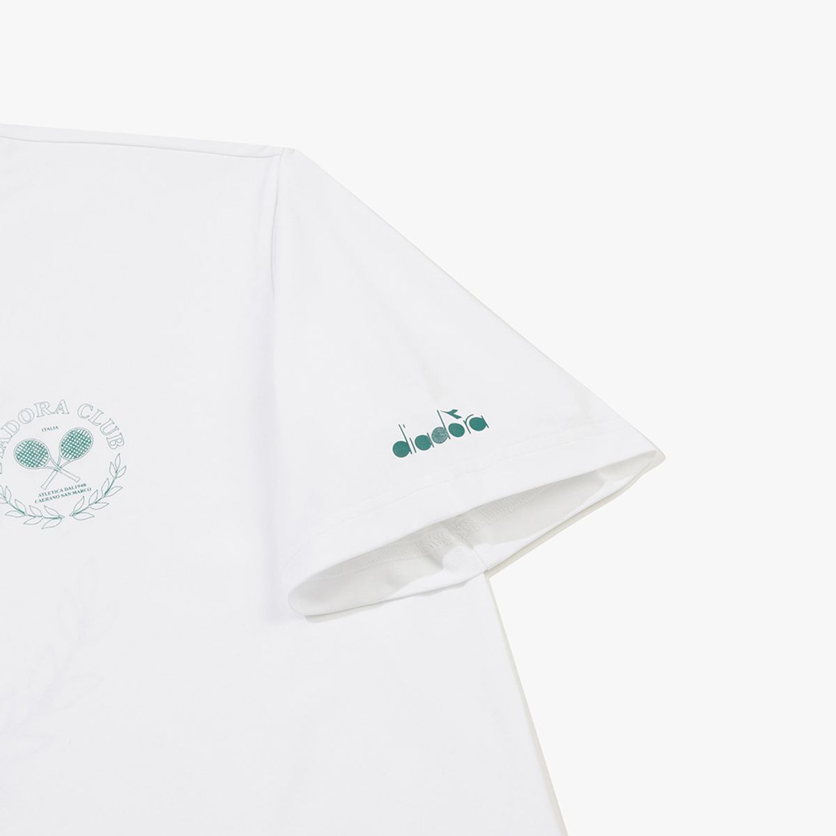 디아도라(diadora) 에어텍스 라켓 반팔 티셔츠 OFF WHITE