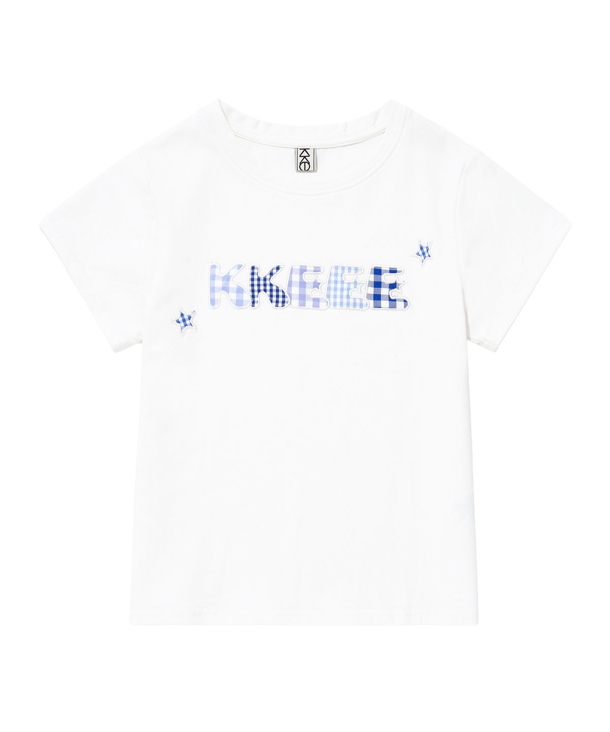 케이케이이이이(KKEEE) 마이네임 체크패치 반팔티(3color)