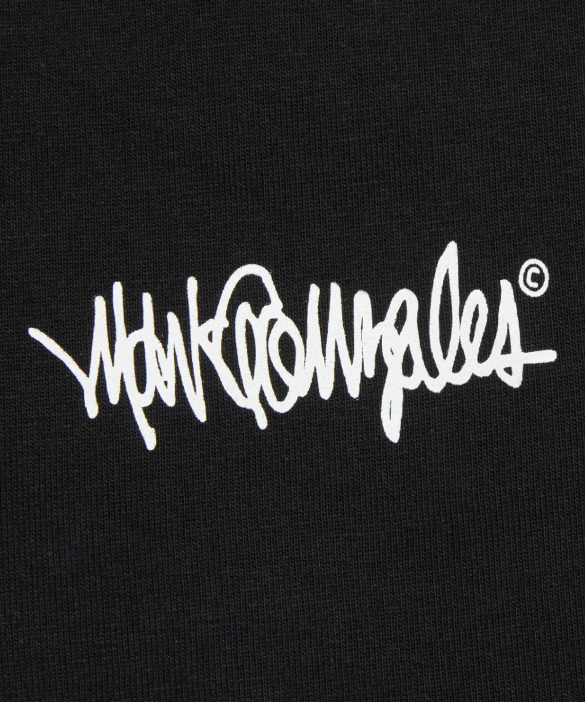 마크곤잘레스(MARK GONZALES) 넥스트 사인 로고 긴팔 티셔츠 - BLACK