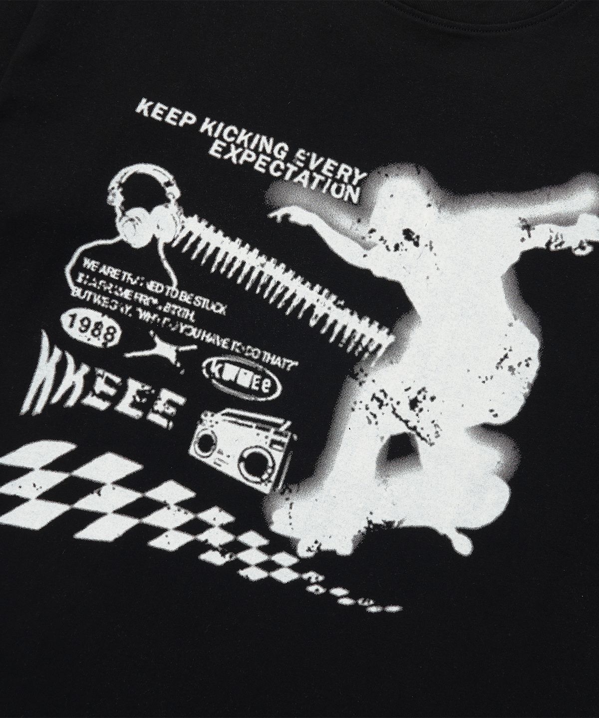 케이케이이이이(KKEEE) 스케이터 케이 오버핏 반팔티(2color)