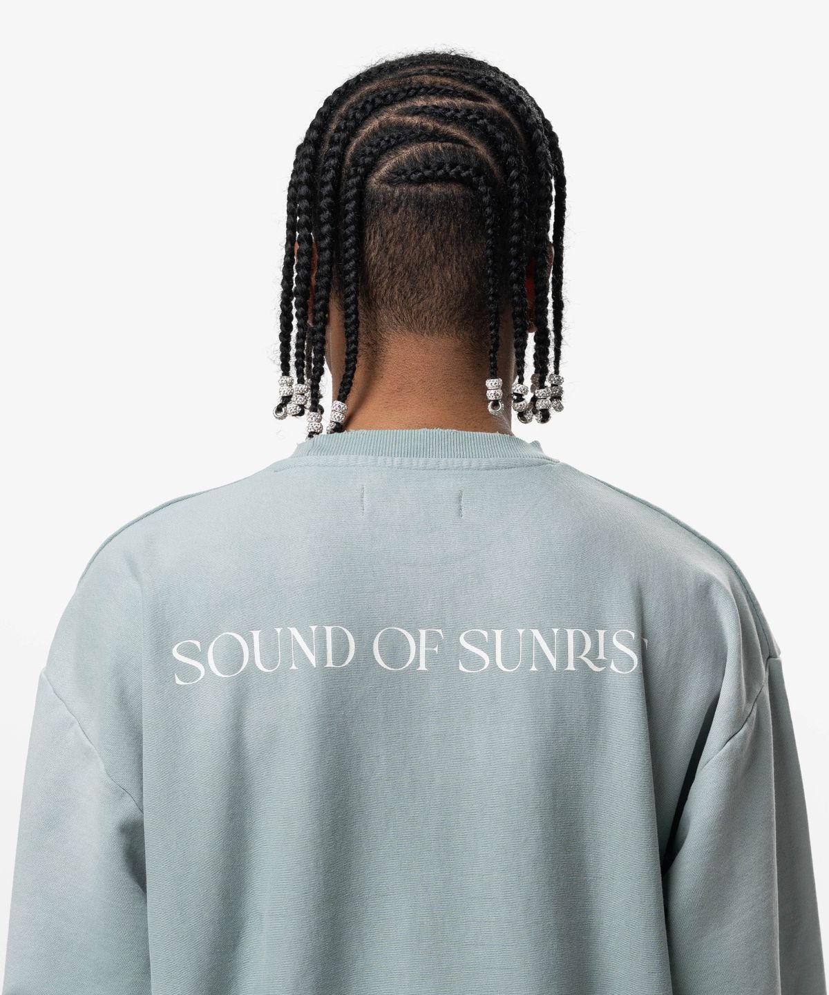 사운드오브선라이즈(SOUND OF SUNRISE) 선 페이디드 라이크 스웨트셔츠 LIGHT GREEN