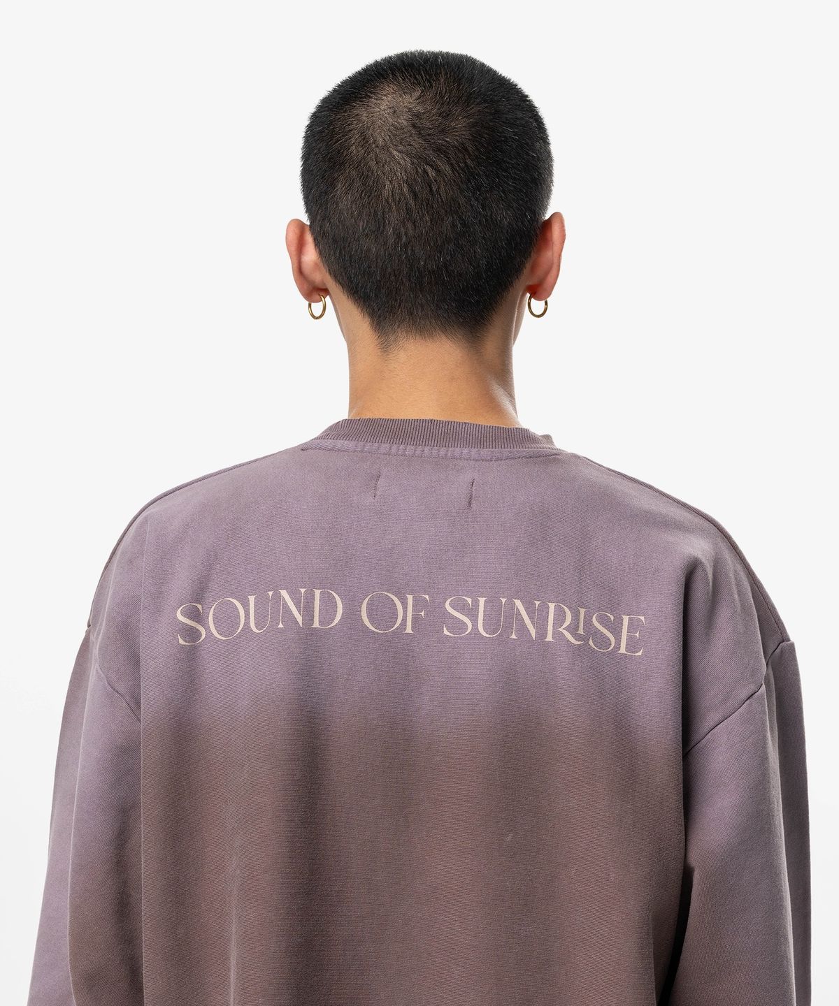 사운드오브선라이즈(SOUND OF SUNRISE) 선 페이디드 라이크 스웨트셔츠 BURGUNDY