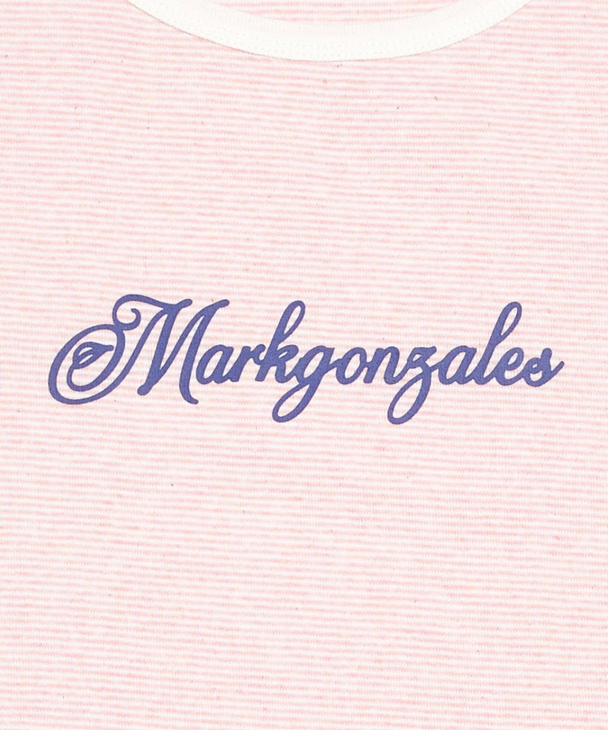 마크곤잘레스(MARK GONZALES) 우먼즈 스트라이프 슬리브리스 탑 - PINK