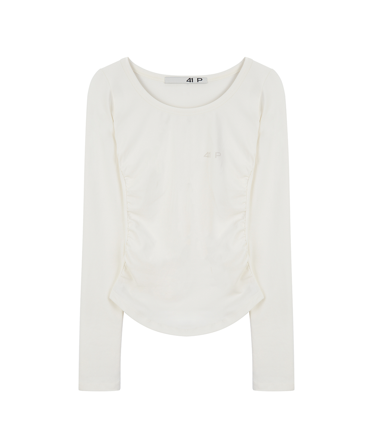 사일프레이(41PRAY) Shirring Long Sleeve Tee / Ivory