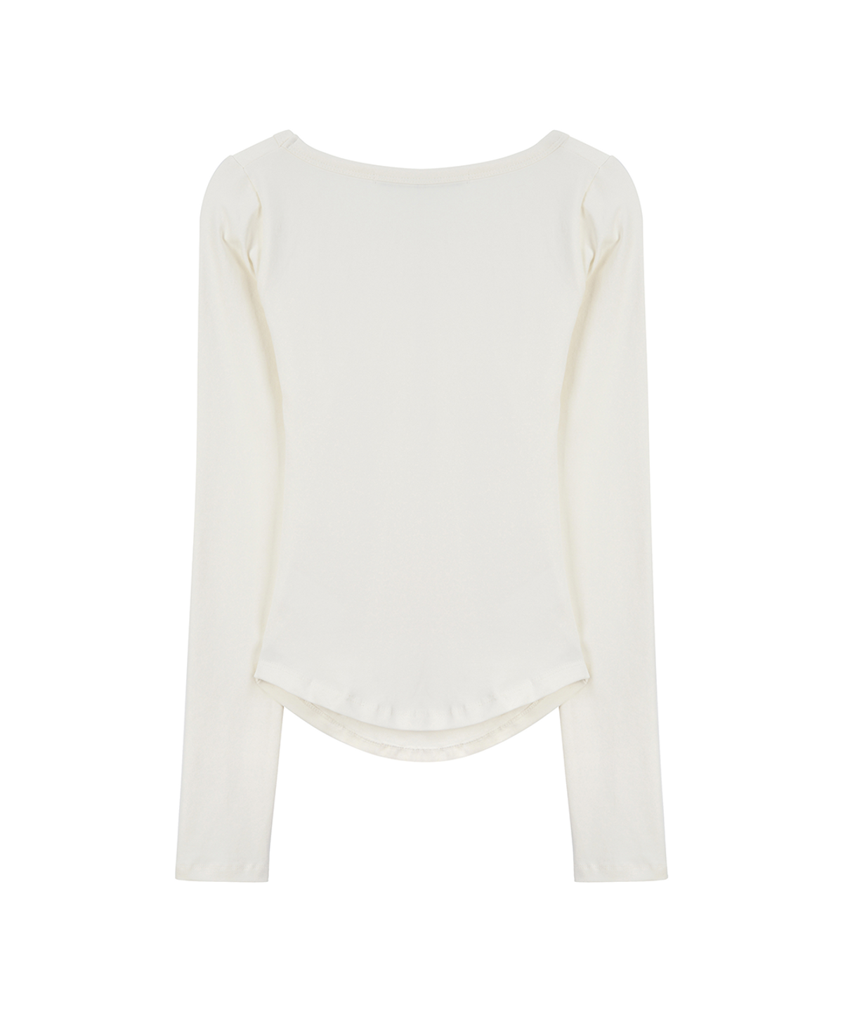 사일프레이(41PRAY) Shirring Long Sleeve Tee / Ivory