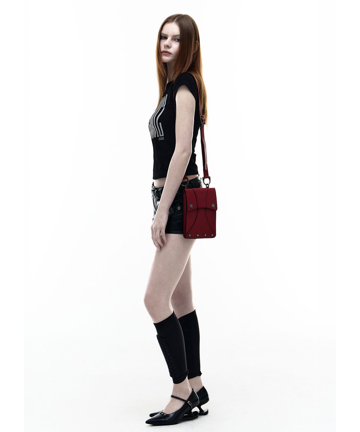 오퍼스 0012(OPUS 0012) Op. 12 SYMBOLIC BELT LOOP BAG BURGUNDY