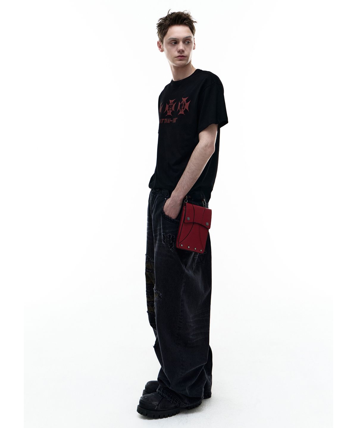 오퍼스 0012(OPUS 0012) Op. 12 SYMBOLIC BELT LOOP BAG BURGUNDY