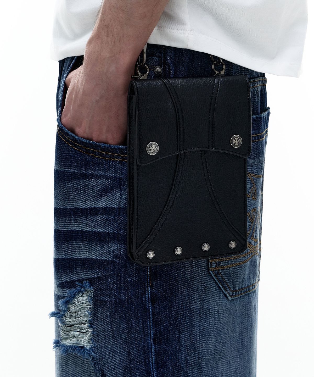 오퍼스 0012(OPUS 0012) Op. 12 SYMBOLIC BELT LOOP BAG BLACK